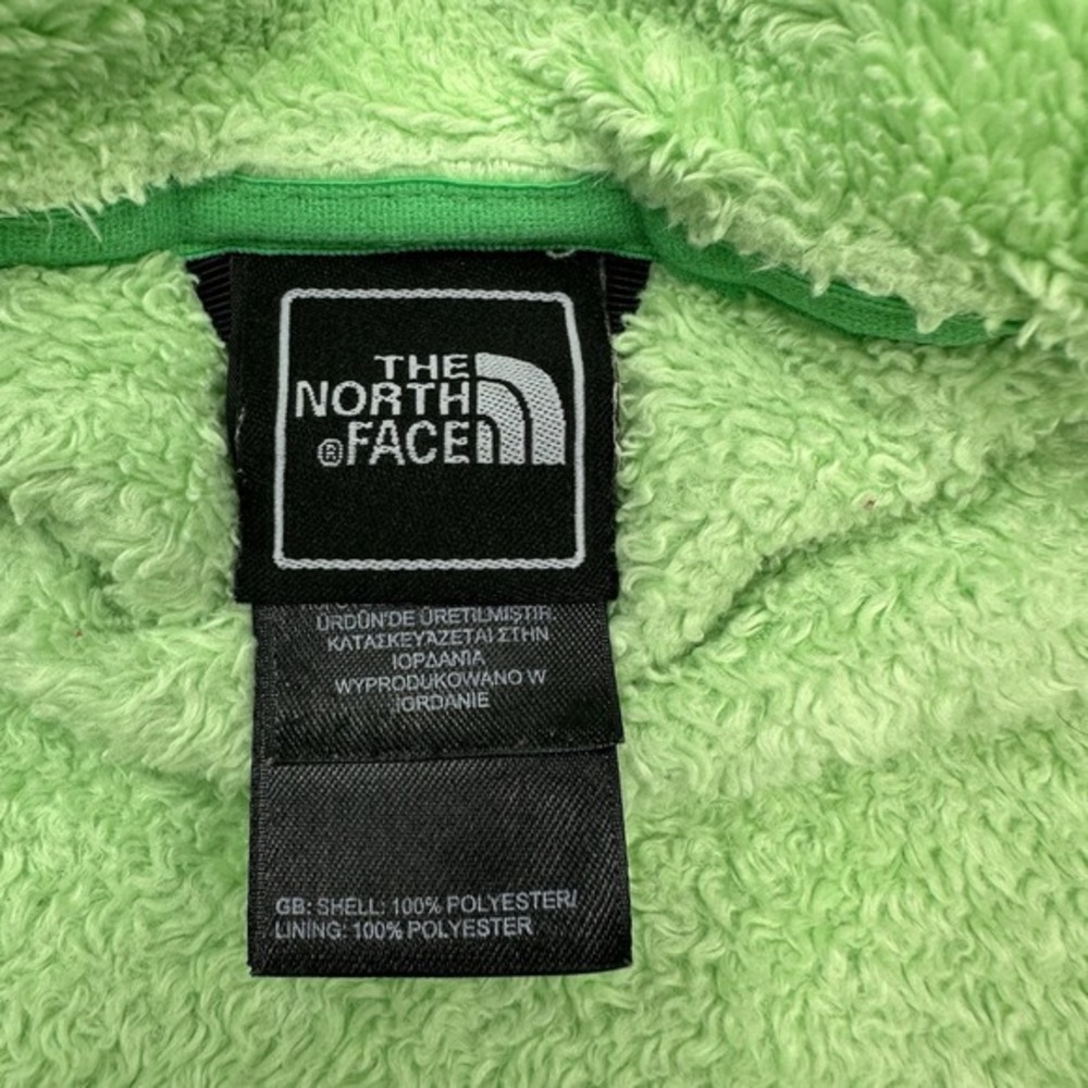 The North Face Osito Fleece Jacket Womens XXL Lime Green Full Zip Soft Fuzzy - Picture 9 of 16